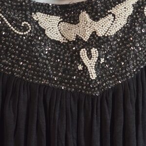 Vintage Beaded Pearl Sequinned Skirt/Top SZ S/M